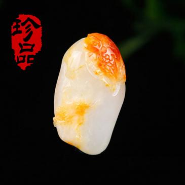 白玉籽料掛件瓜果  （競(jìng)拍）