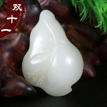 和田玉白玉掛件重建大業(yè)49.92g（競拍）